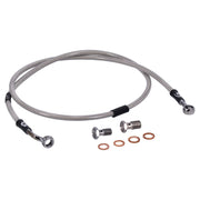 MCS by Goodridge brake line front stainless clear coated