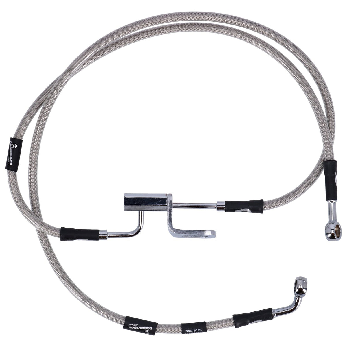 MCS by Goodridge brake line rear stainless clear coated