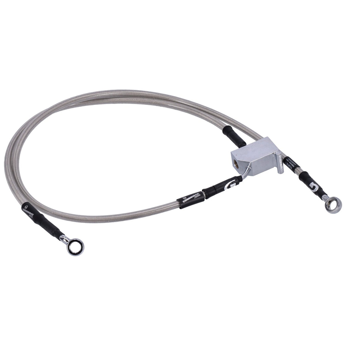 MCS by Goodridge brake line rear stainless clear coated