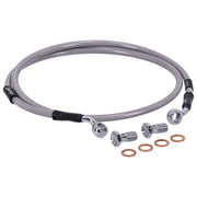 MCS by Goodridge brake line front stainless clear coated