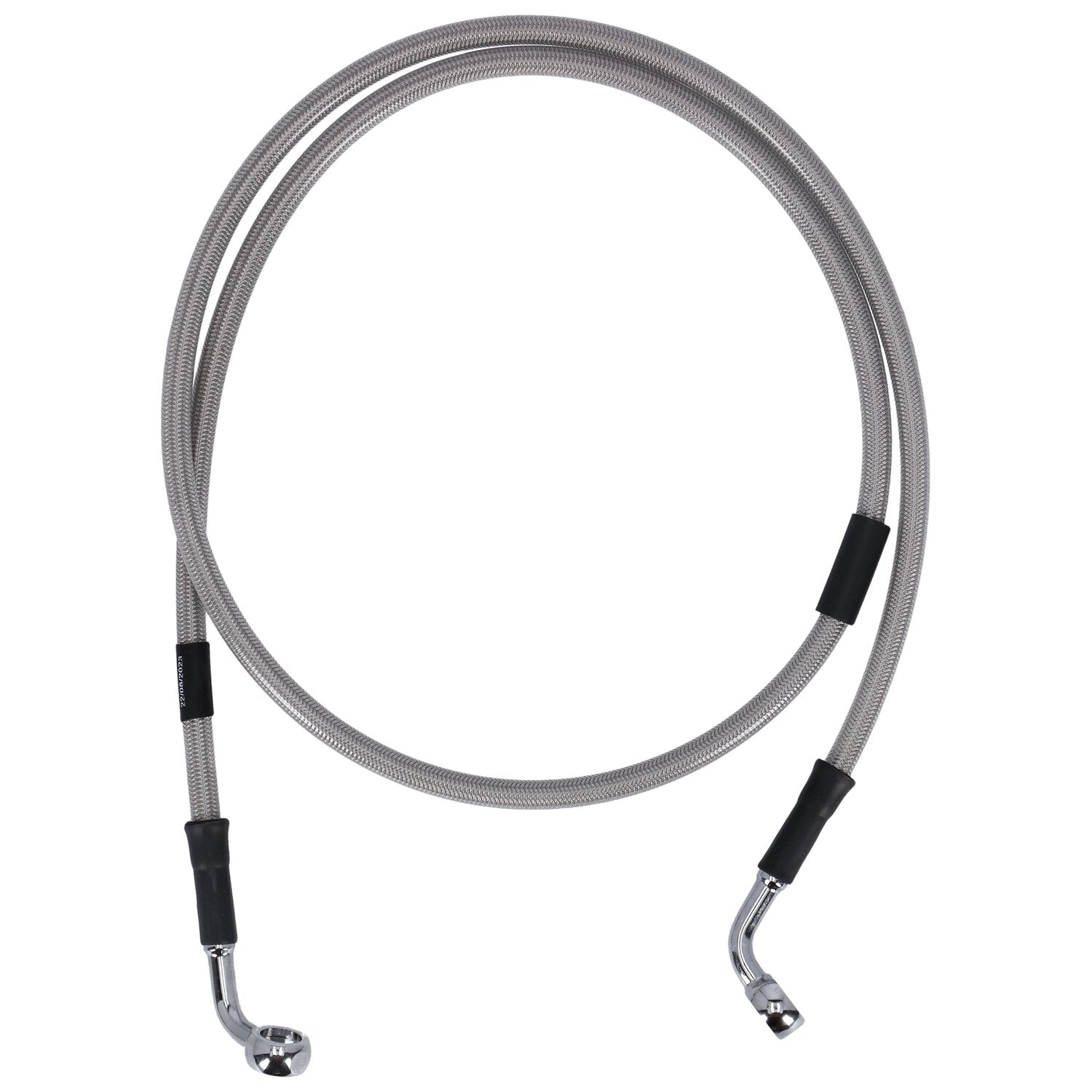 MCS by Goodridge brake line front stainless clear coated