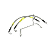 MCS by Goodridge brake line front stainless clear coated