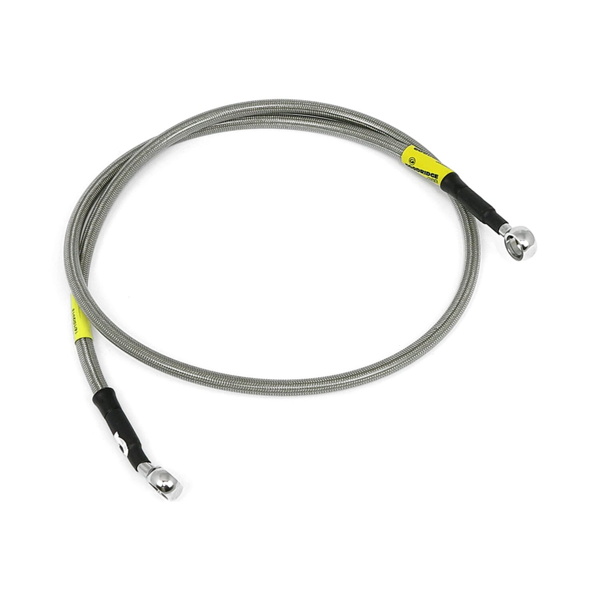 Goodridge MCS by Goodridge brake line front stainless clear coated