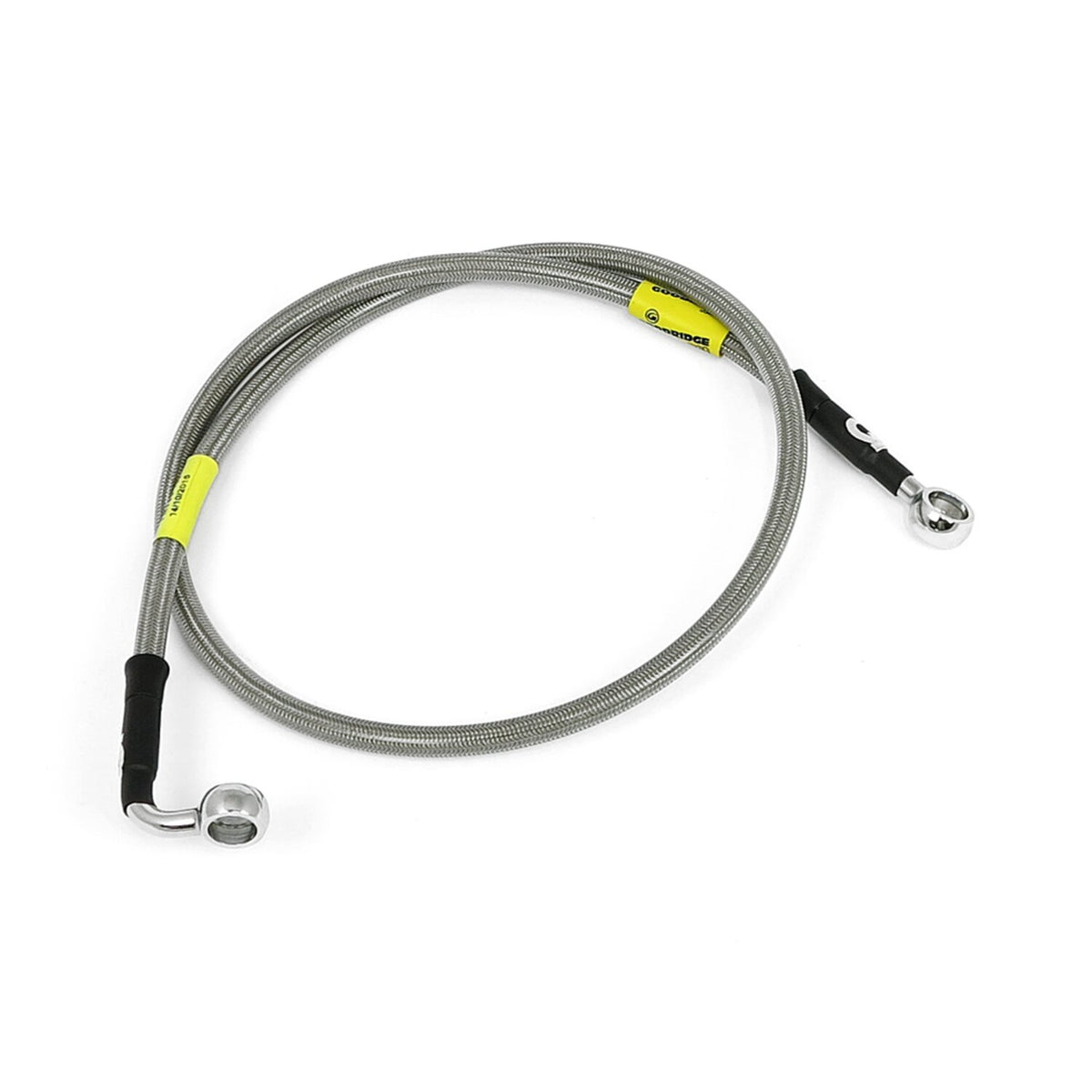 MCS by Goodridge brake line front stainless clear coated