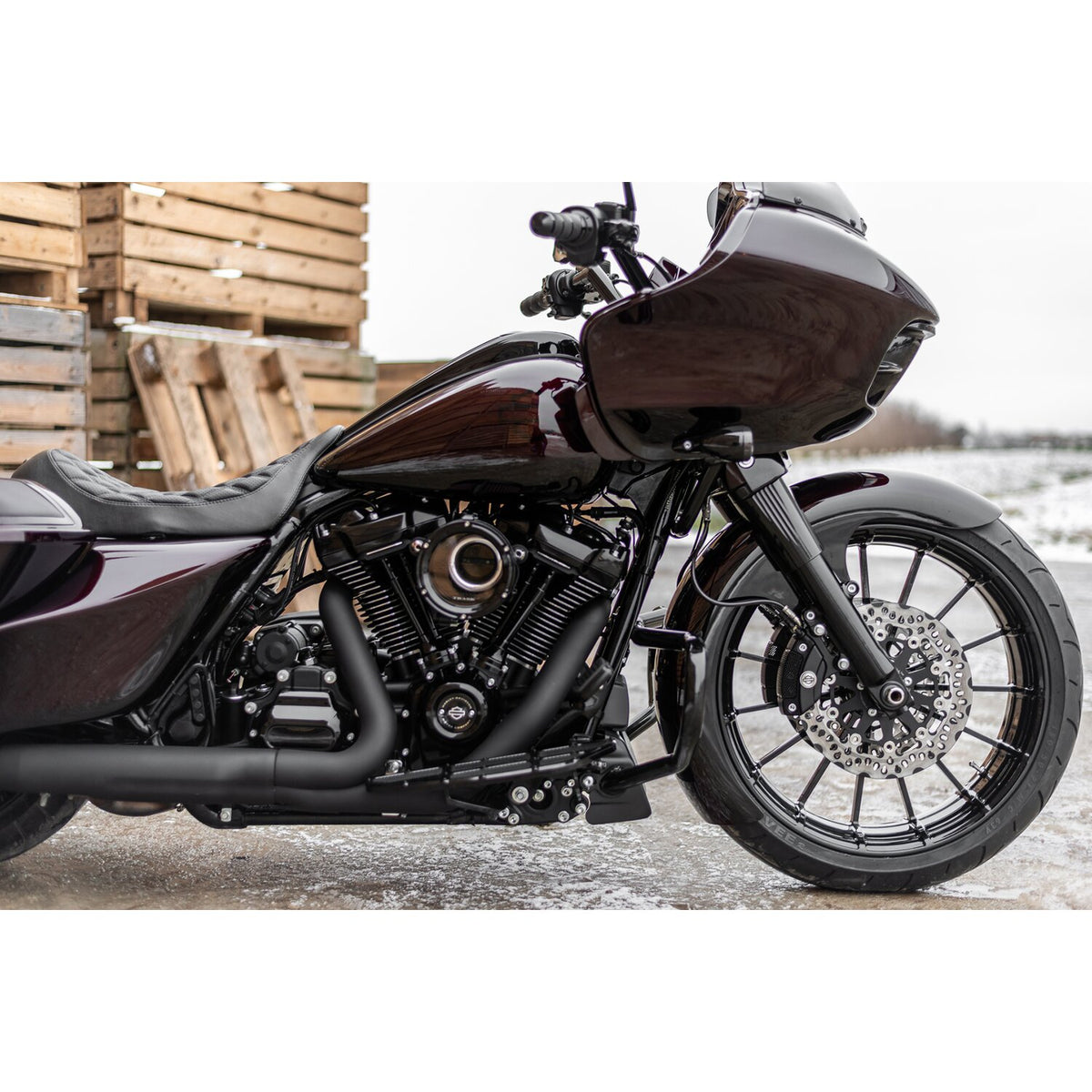 Killer Custom 'Wrapper' front fender 18 x 5.50 fat wheels