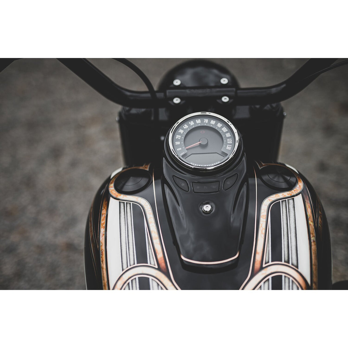 Killer Custom flush-mount fuel cap kit - Black