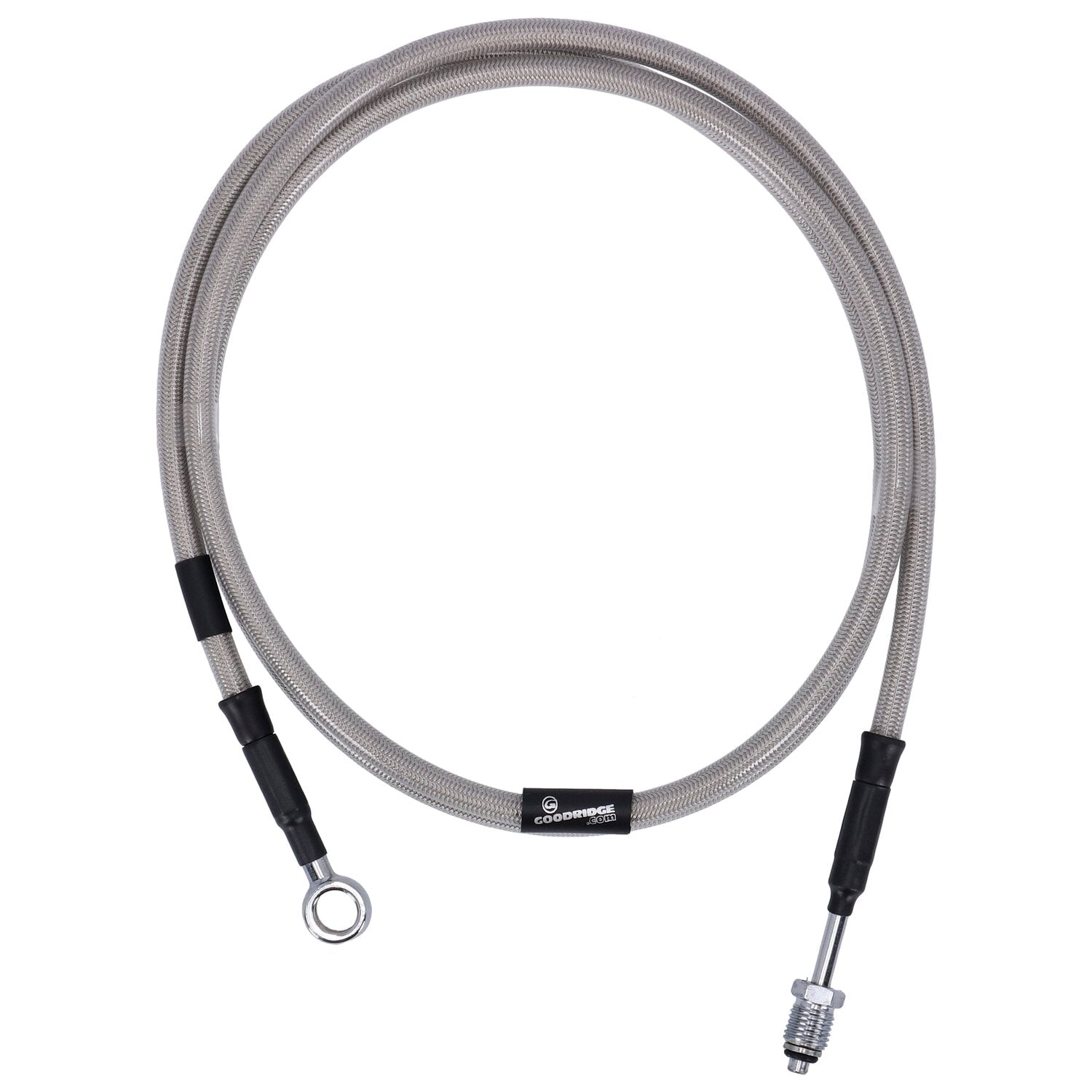 Goodridge hydraulic clutch line kit 63" clear coated