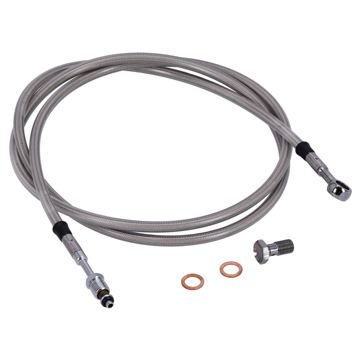 Goodridge hydraulic clutch line kit 65" clear coated