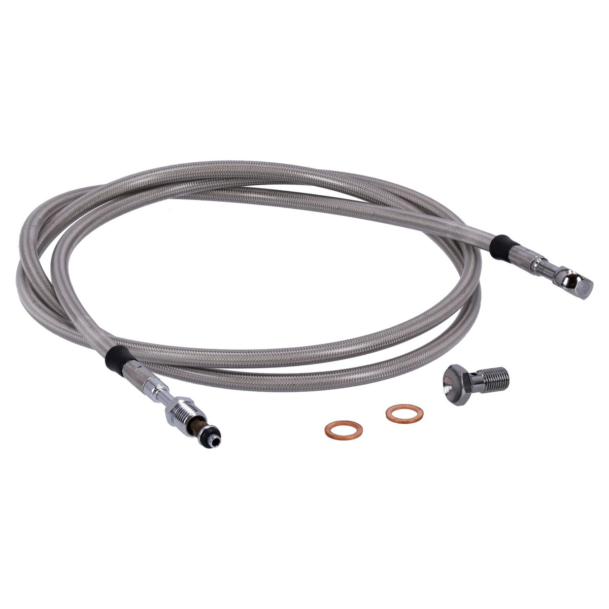 Goodridge hydraulic clutch line kit 65" clear coated