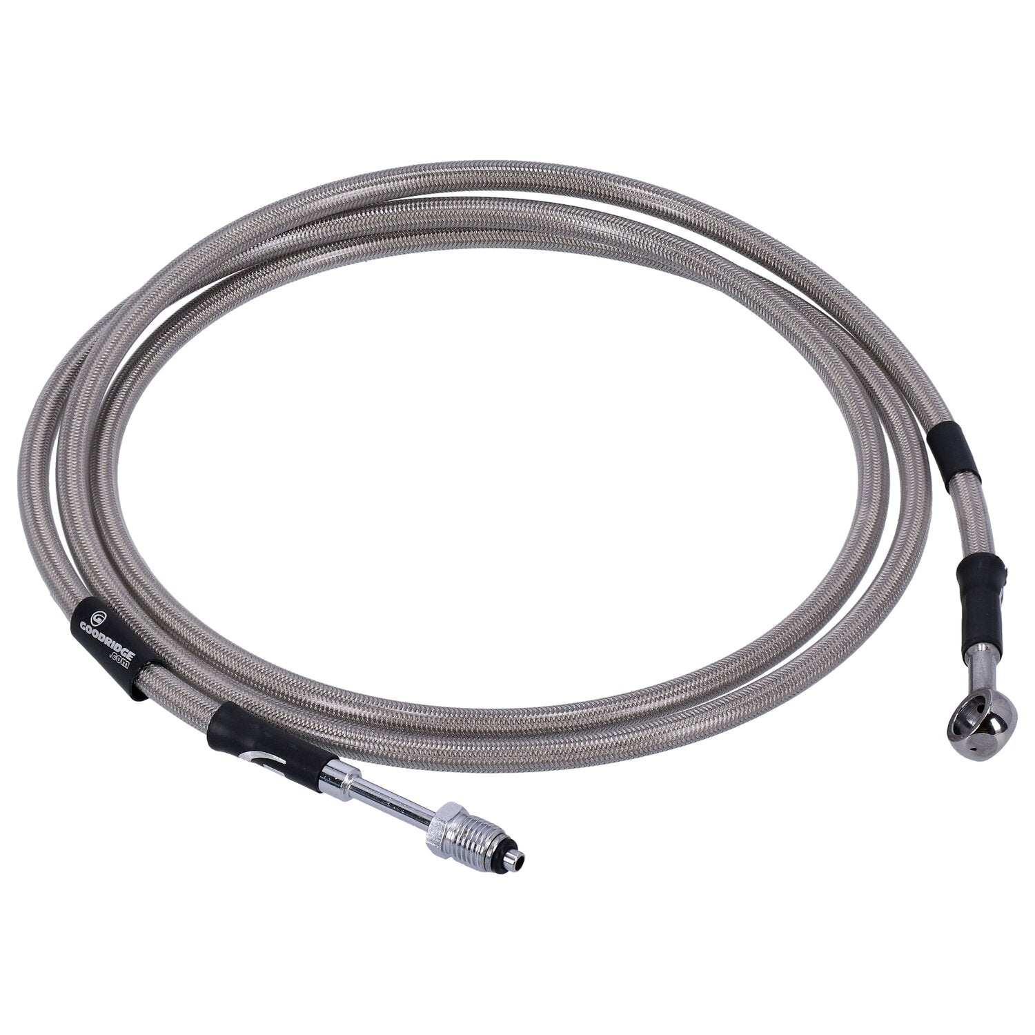 Goodridge hydraulic clutch line kit 69" clear coated