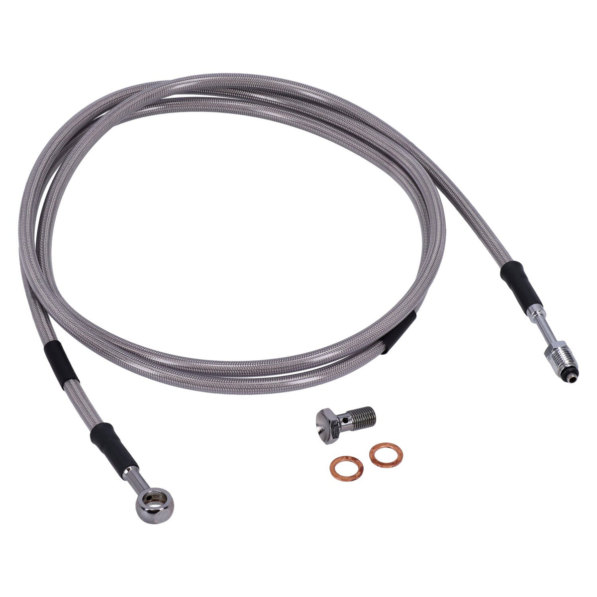 Goodridge hydraulic clutch line kit 73" clear coated