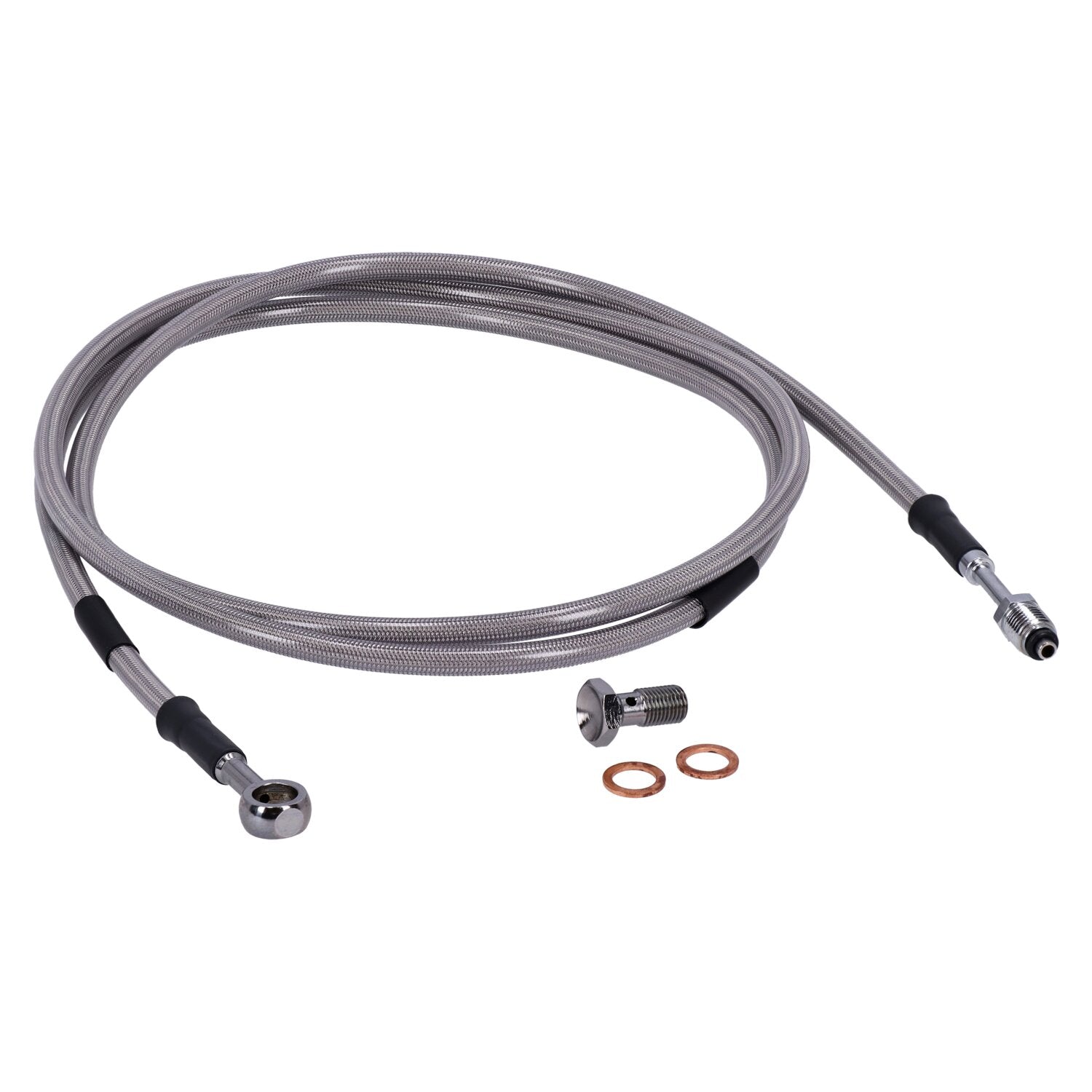 Goodridge hydraulic clutch line kit 73" clear coated