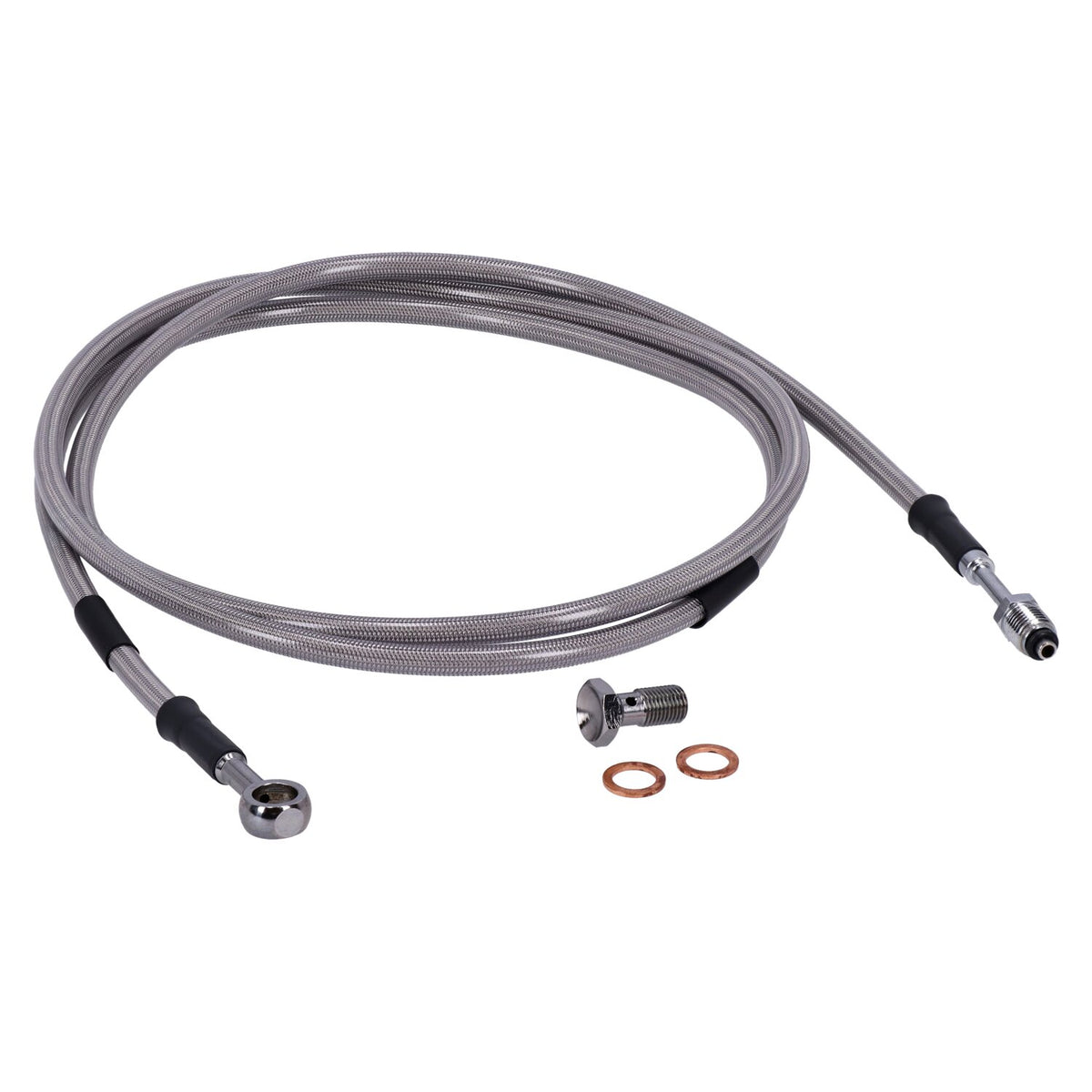 Goodridge hydraulic clutch line kit 73" clear coated