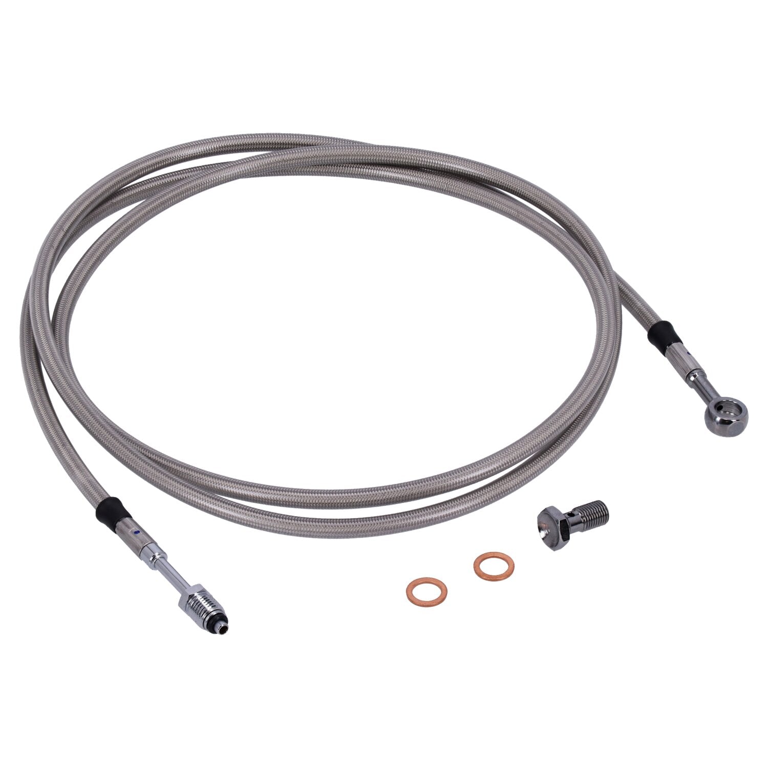 Goodridge hydraulic clutch line kit 75" clear coated