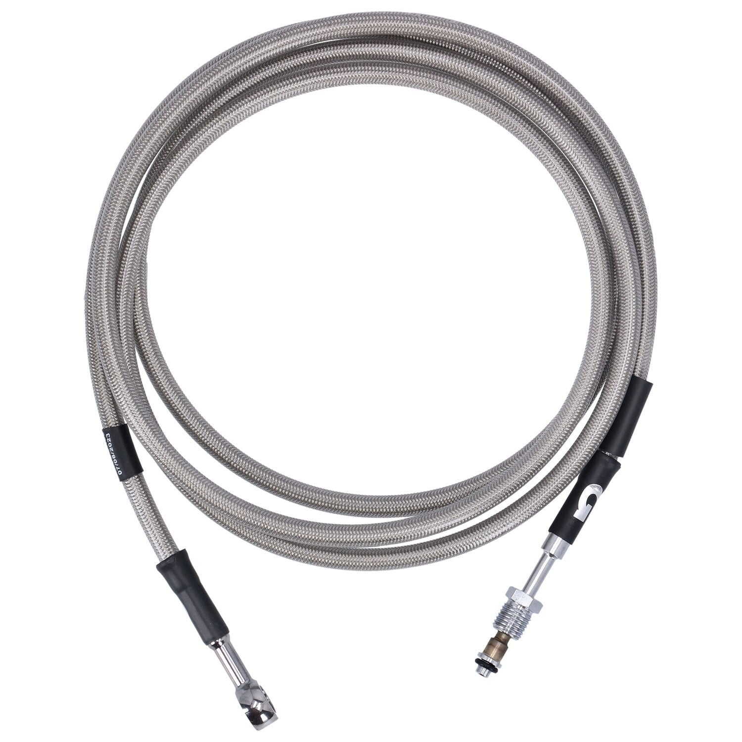 Goodridge hydraulic clutch line kit 77" clear coated
