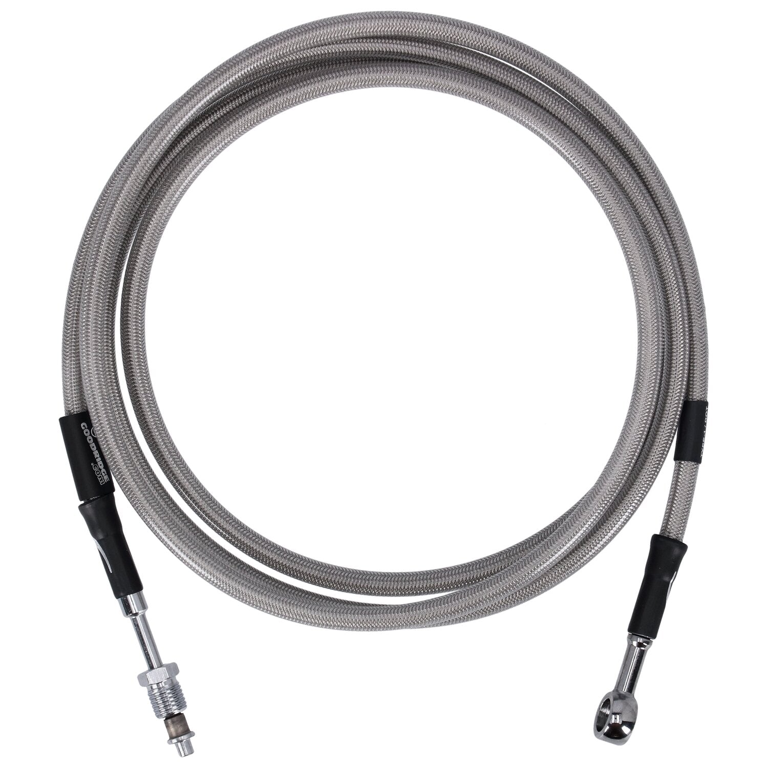 Goodridge hydraulic clutch line kit 79" clear coated