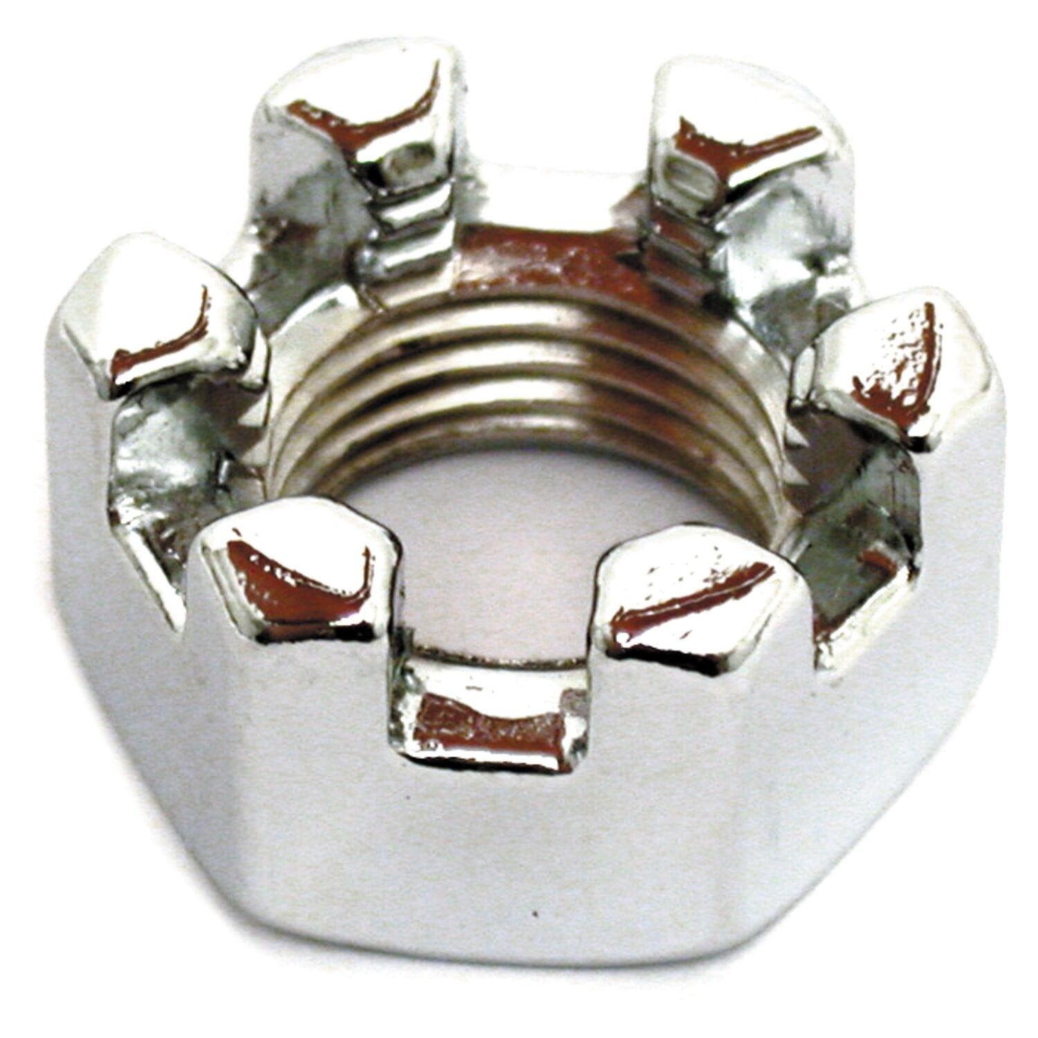 Gardner-Westcott Chrome castle nut 1/2 inch-20