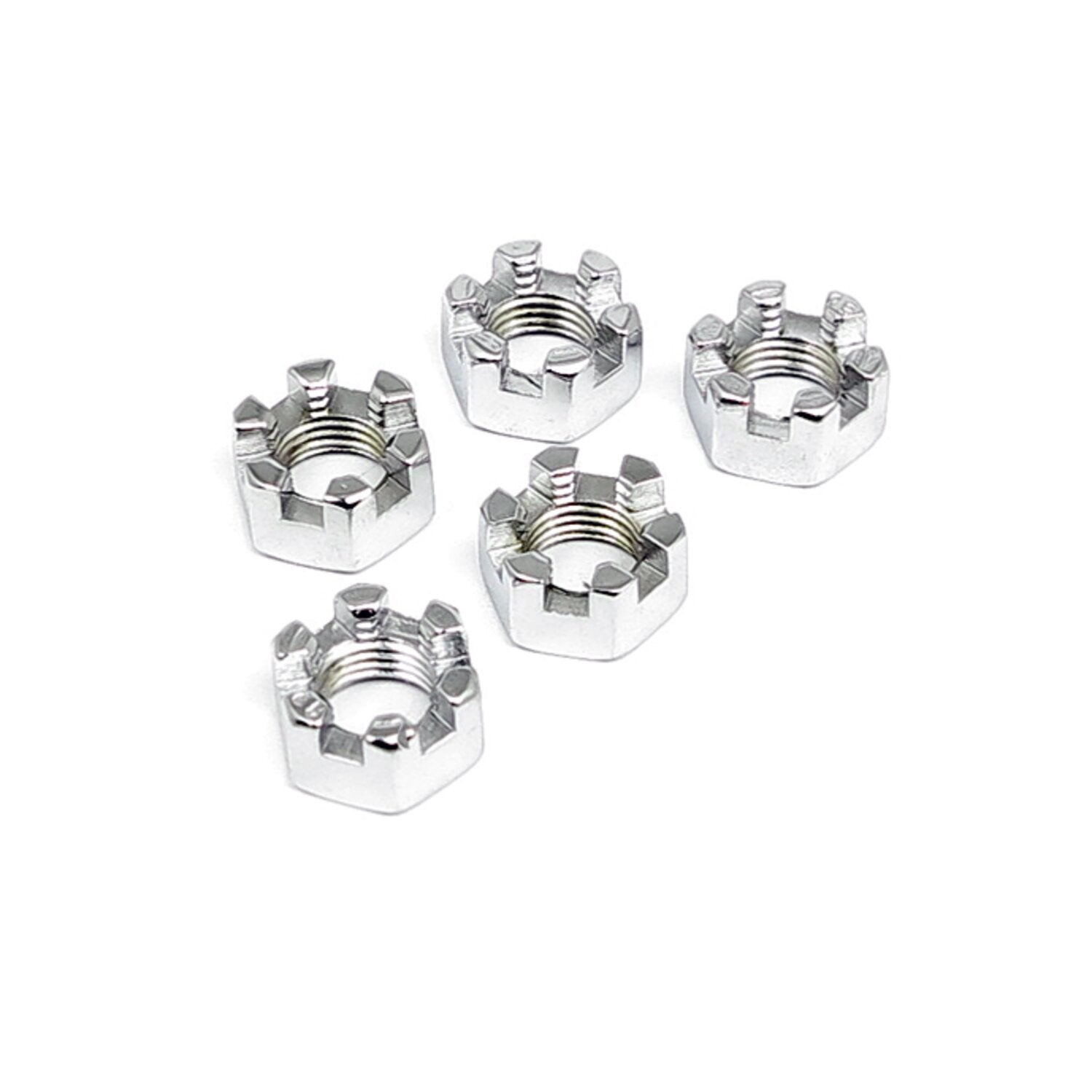 Gardner-Westcott Chrome castle nut 1/4-28