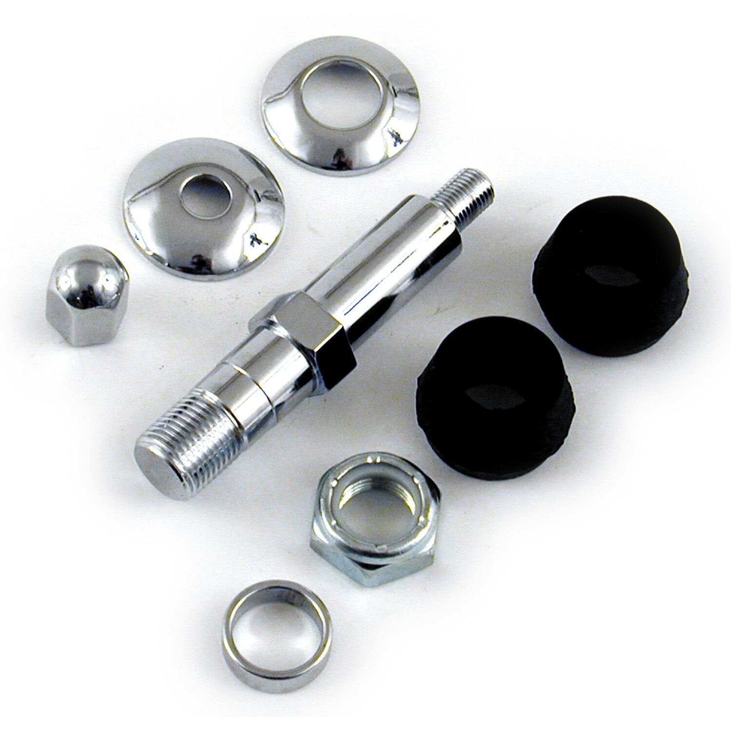 MCS Lower shock stud kit chrome