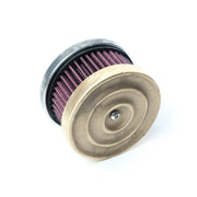 Wannabe Choppers WannaSucker 'Wave' air cleaner - Brass
