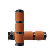 Avon Grips Avon air cushioned grips black anodized tan rubber