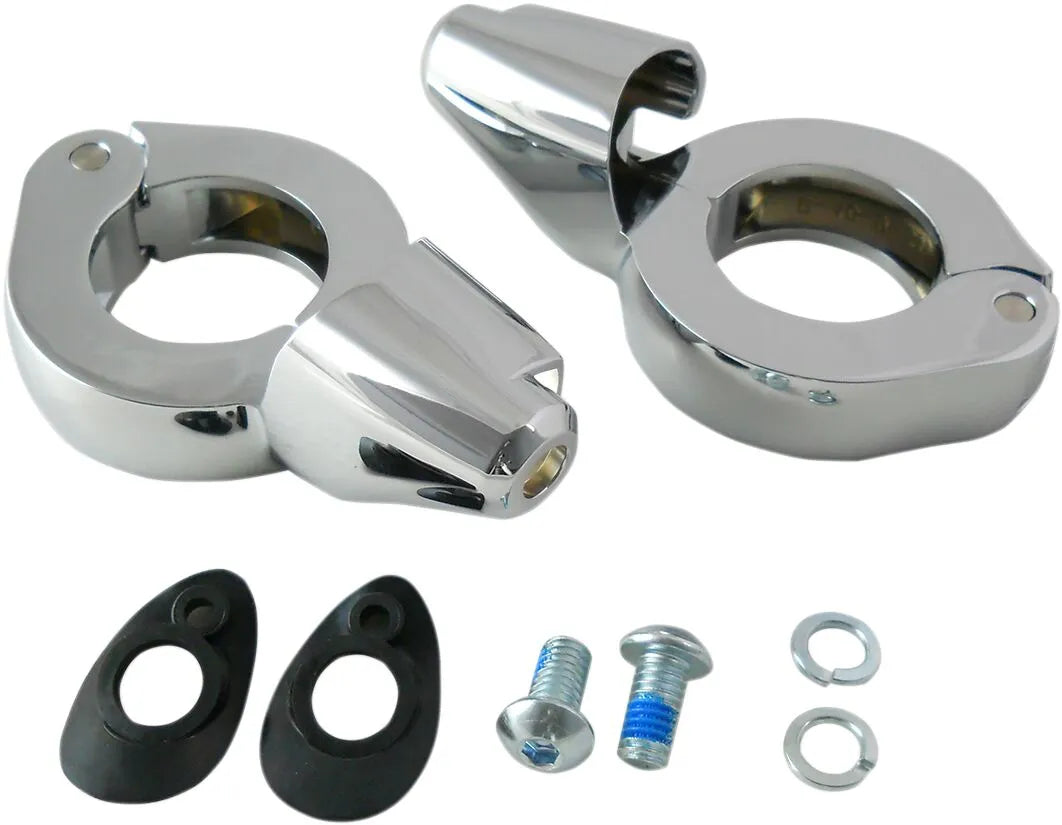 Drag Specialties 39mm Turn Signal Fork Clamps
