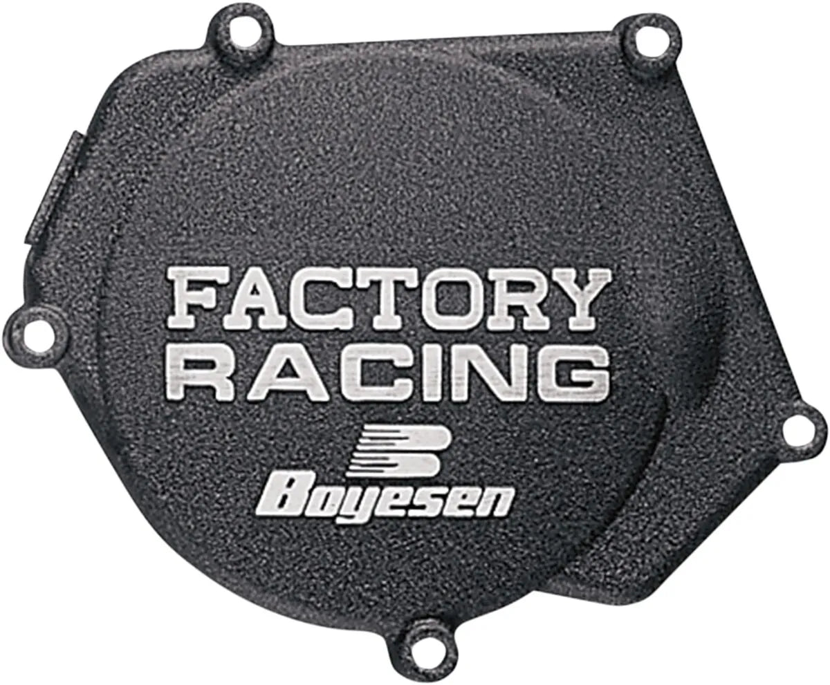 Boyesen Factory Ignition Cover - Black Aluminum