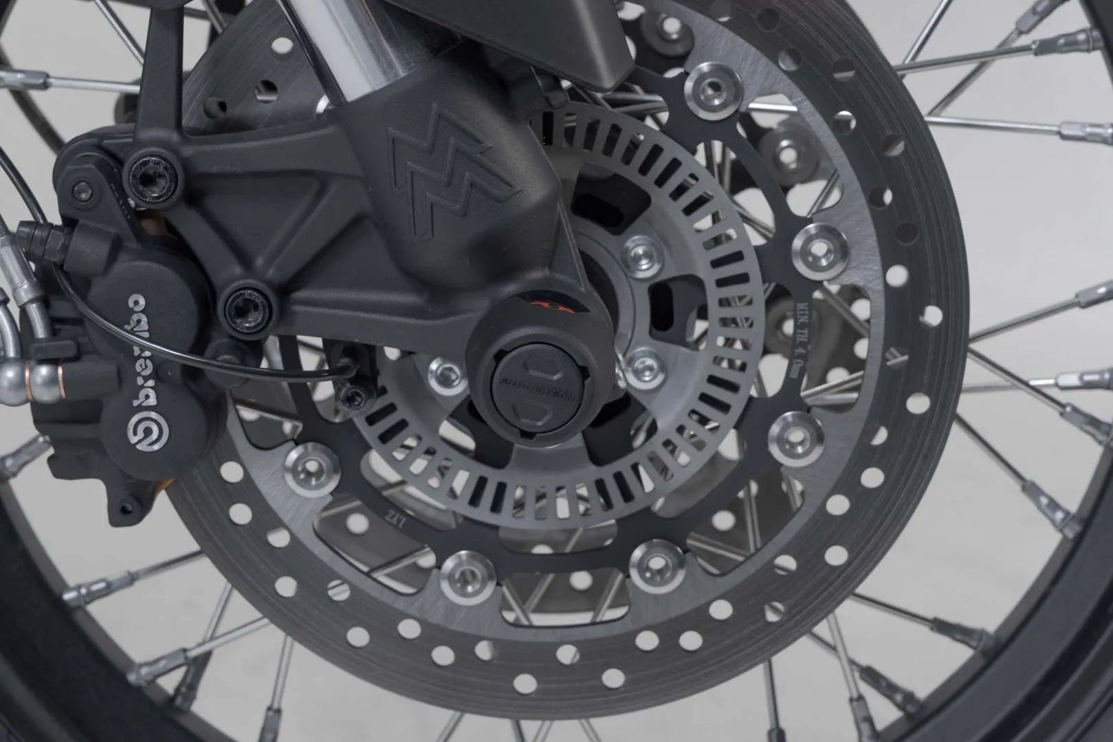 Sw-motech Front Axle Slider Set For Motorcycle Front Axles