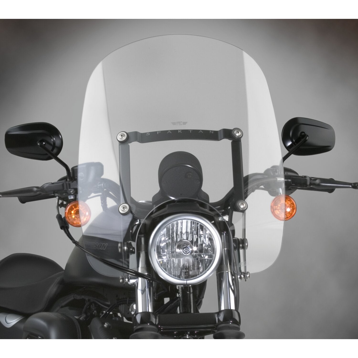 National Cycle Spartan® Quick Release Windshield - Clear 18.50" high