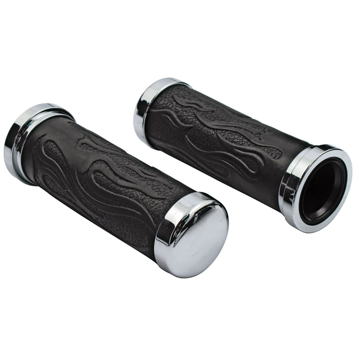 Highway Hawk flamed handlebar grips
