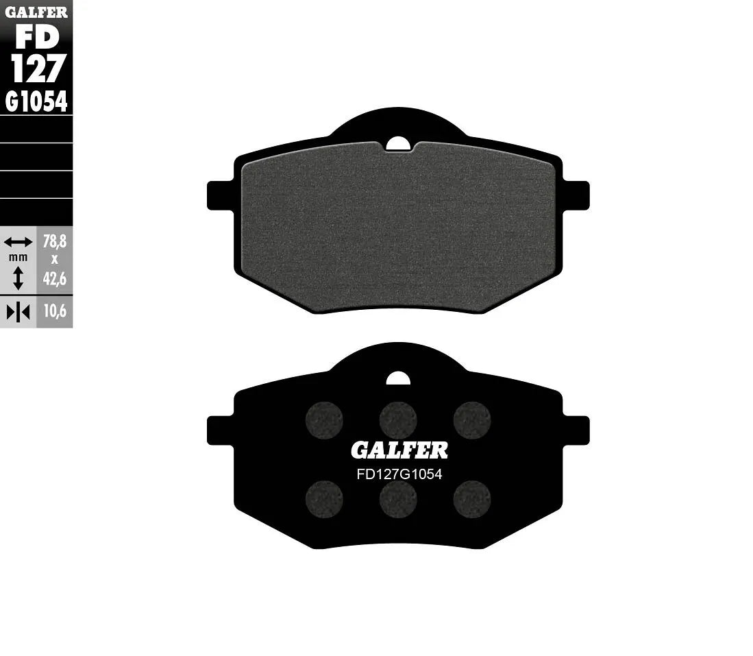 Galfer Semi-metalliska Bromsbelägg För Oem Ersättning - Fram