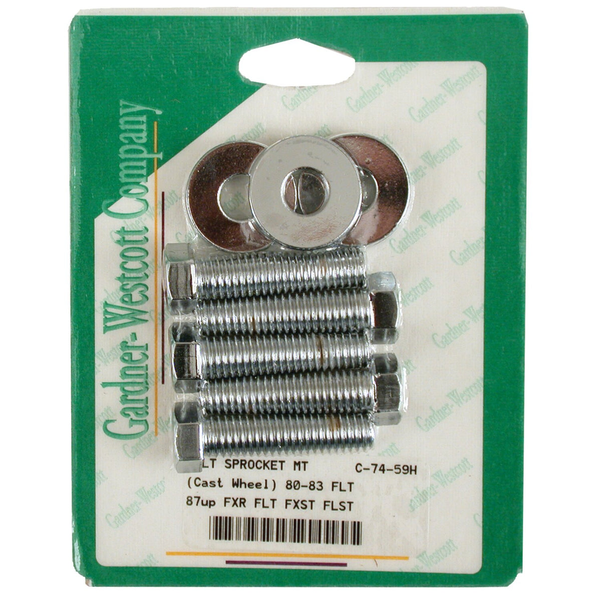 Gardner-Westcott rear belt pulley mount kit hex chrome