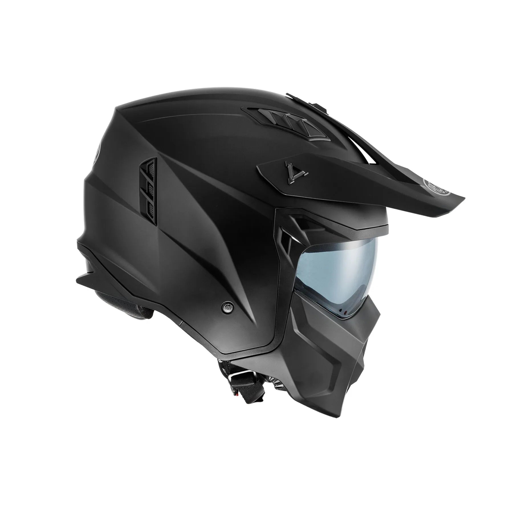 Premier Helmets Subverter Dual Sport Helmet Matte Black