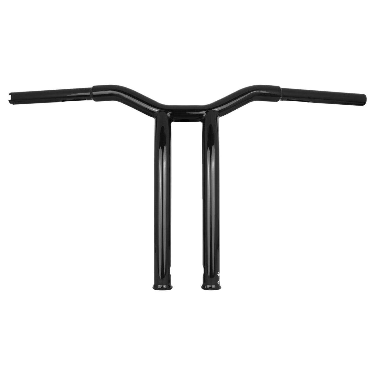 Burly Dominator raked 1-1/4" T-bar 14" rise - Gloss black