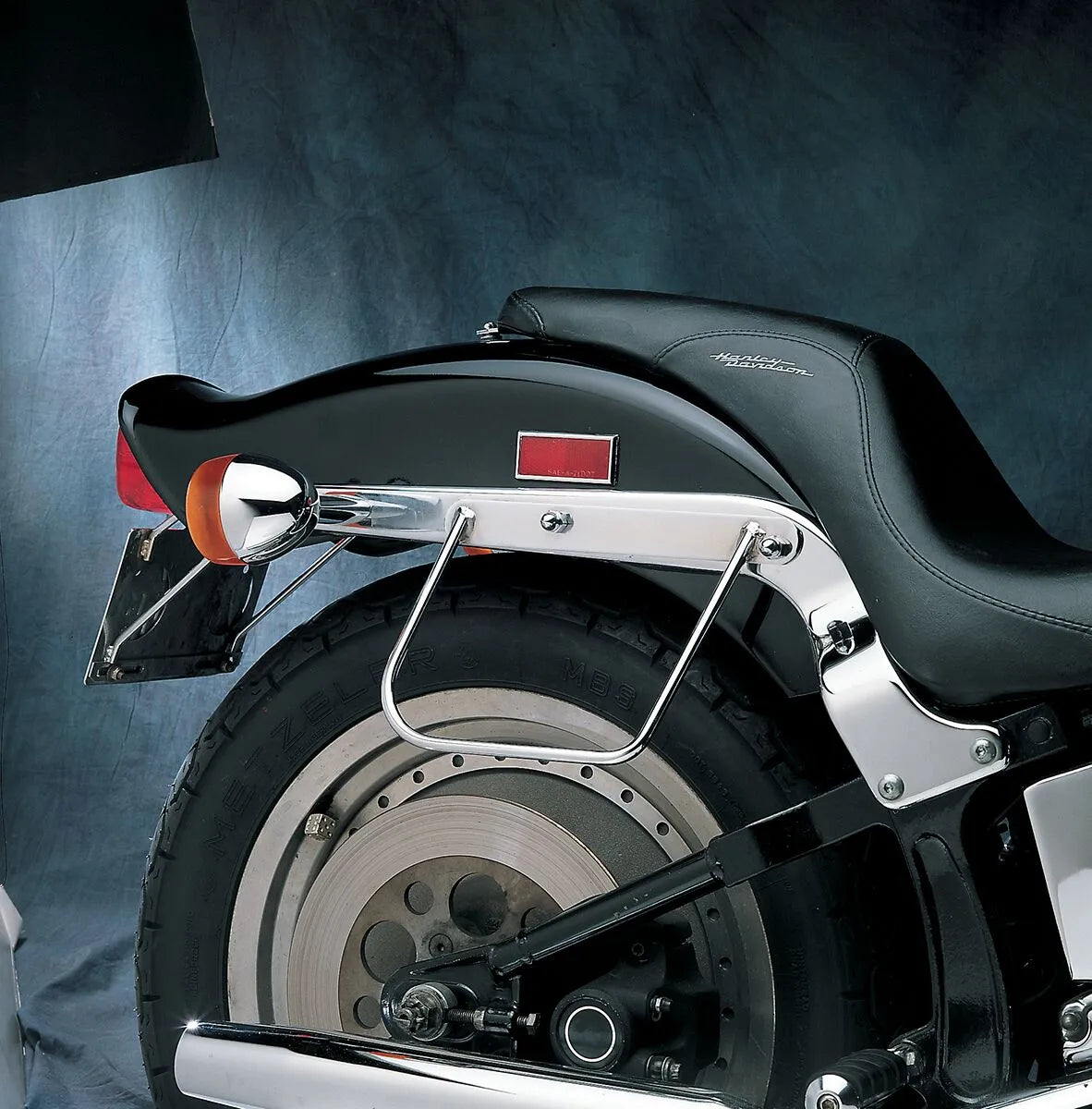 Drag Specialties Chrome Saddlebag Support Brackets