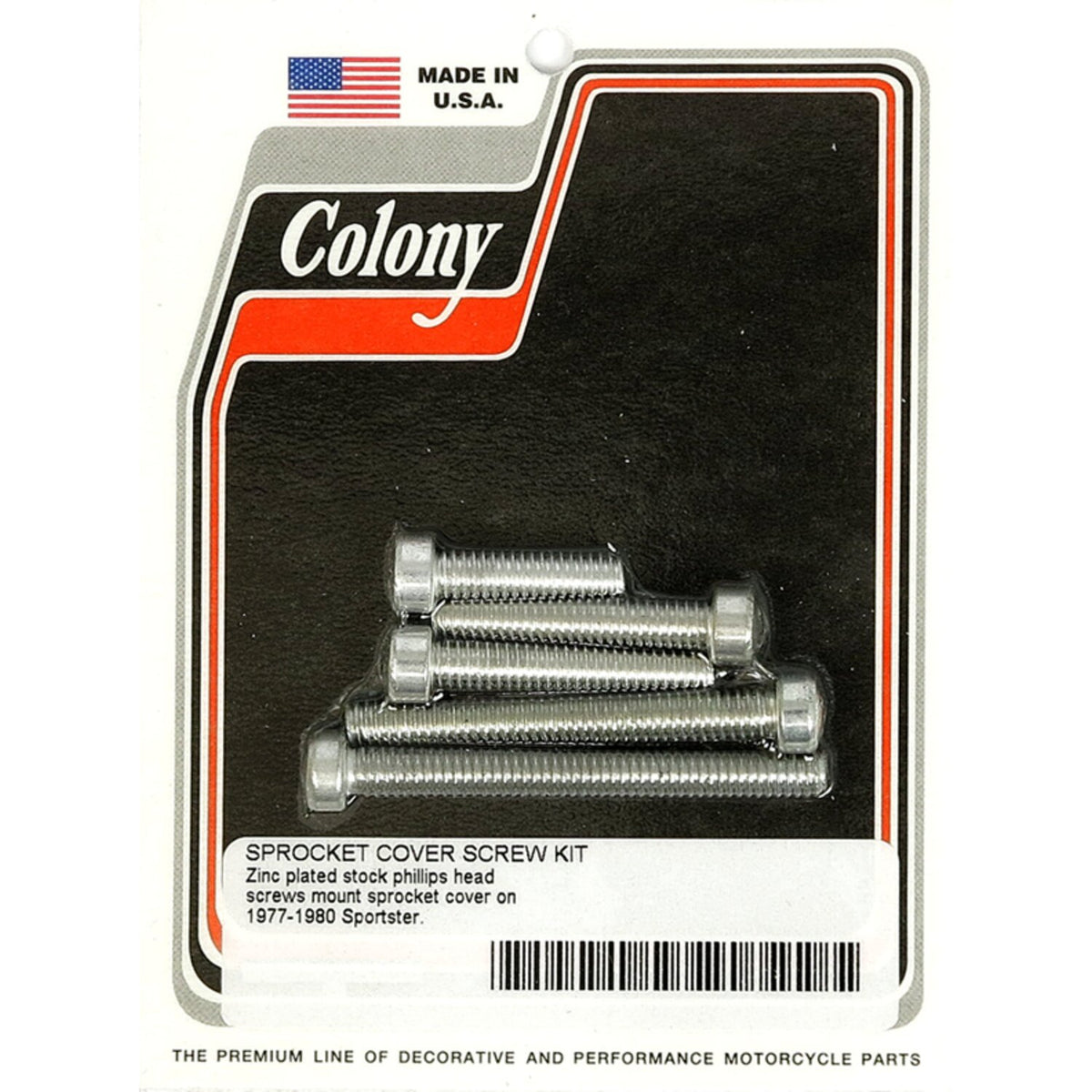 Colony sprocket cover mount kit - Zinc