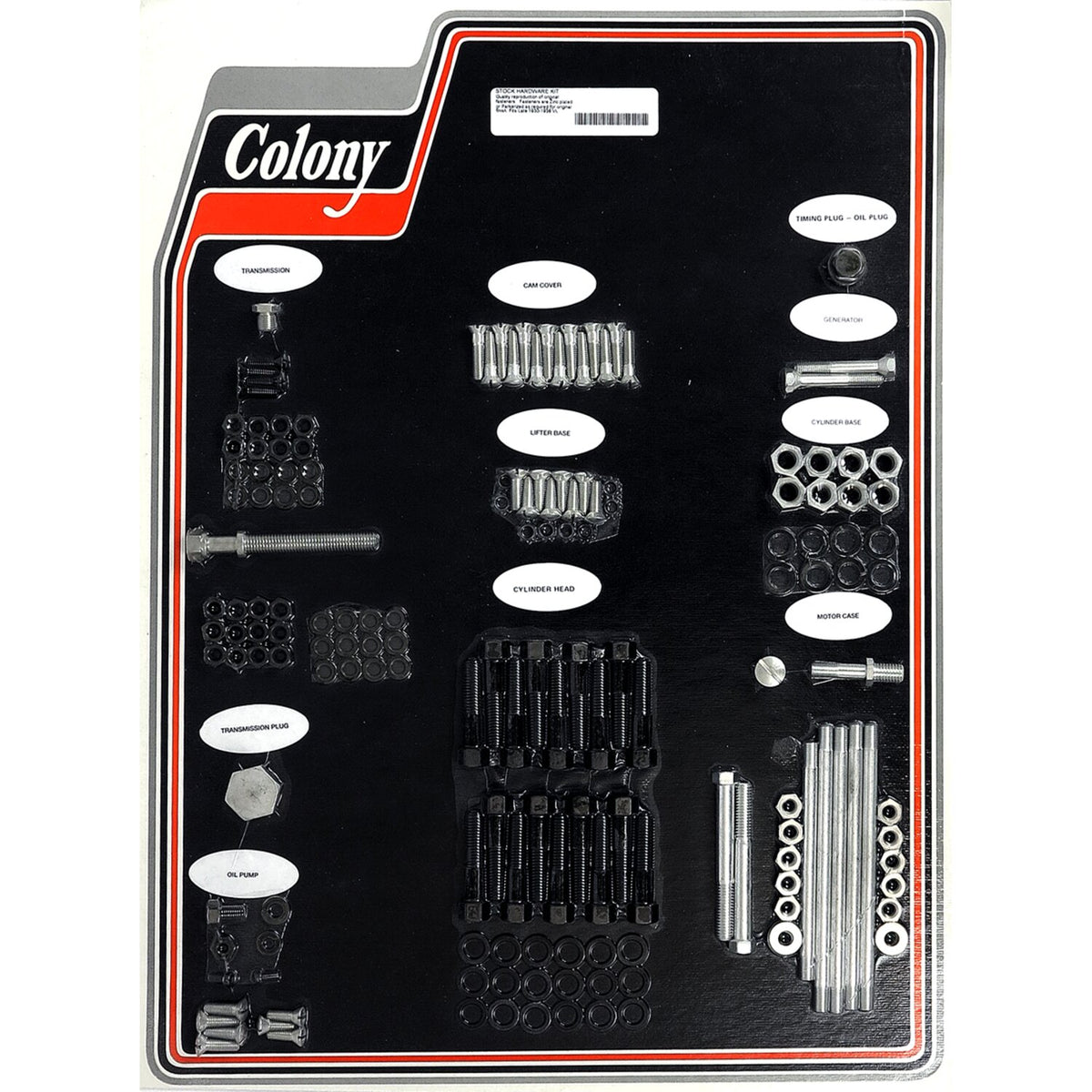 Colony motor screw set