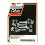 Colony front fender mount kit - Zinc