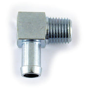 MCS Oil hose fitting 90 degrees - 1/4" NPT to 3/8" - Chrome