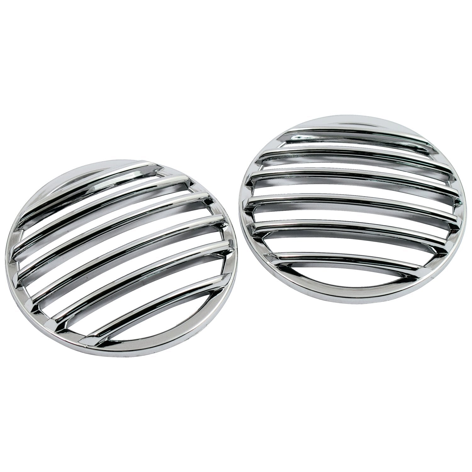 MCS FL turn signal lens grill - Chrome