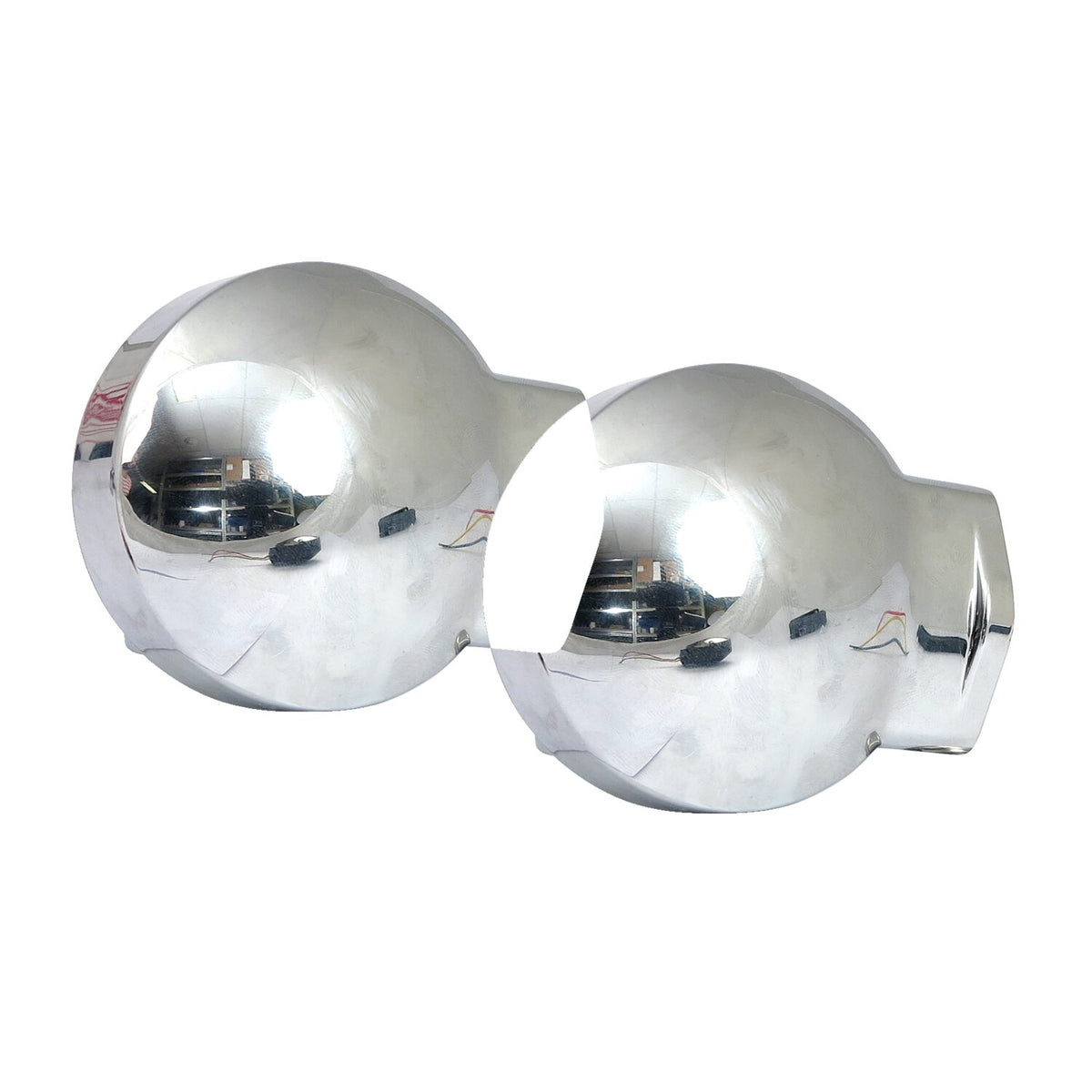 MCS 86-up style FL LED turn signals - Rear - Chrome