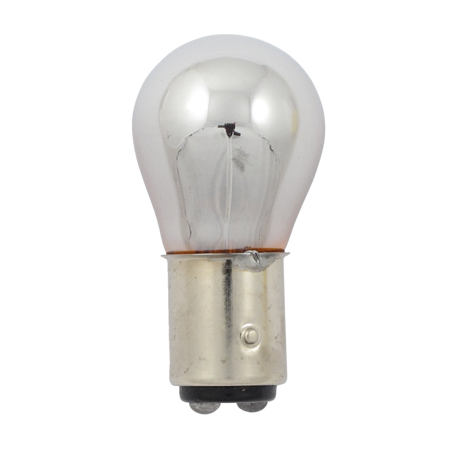 MCS Light bulb #1157 - 12v 21/5w - Amber glass/chrome
