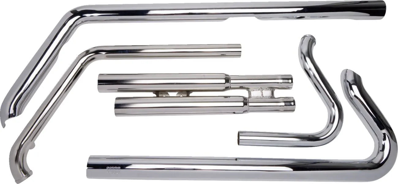 Cobra Speedster Slashdown Exhaust System - 2-into-2 Chrome