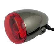 Chris Products Chris bullet turn signal - Black nickel - Red lens