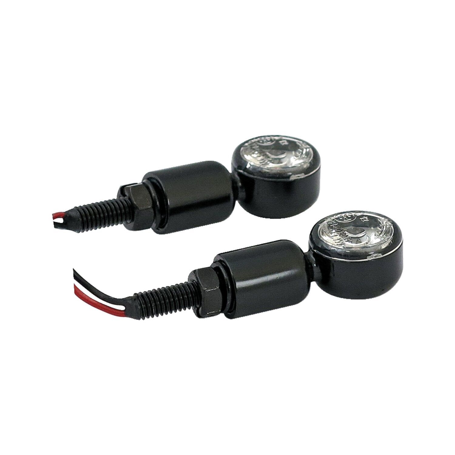 MCS Mc1 LED turn signals black clear lens