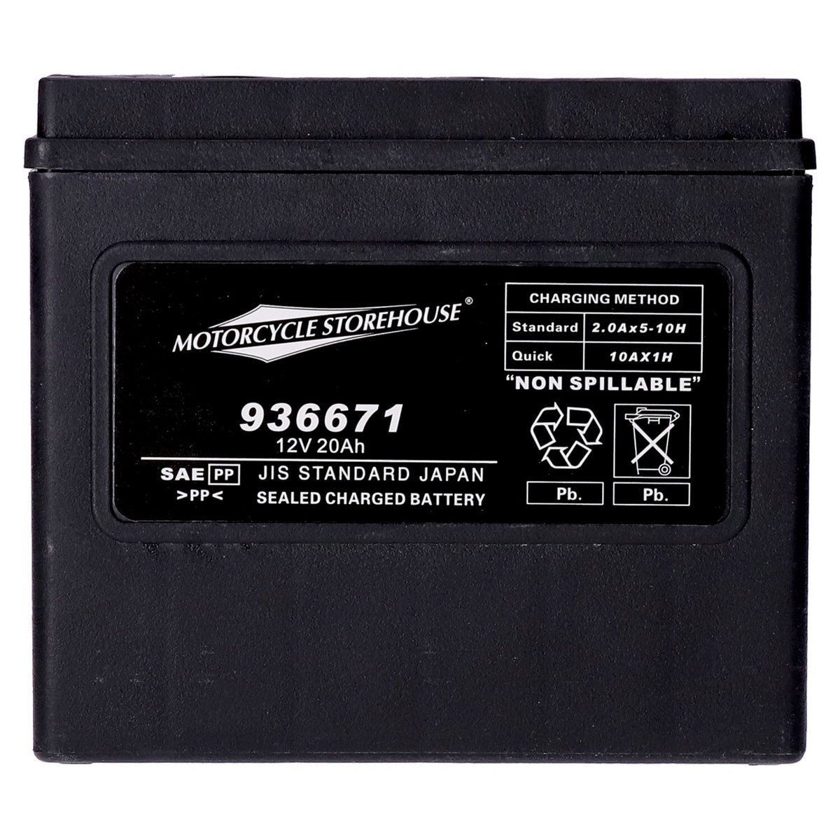 MCS Standard Series - AGM sealed battery - 12v 20ah - 320cca