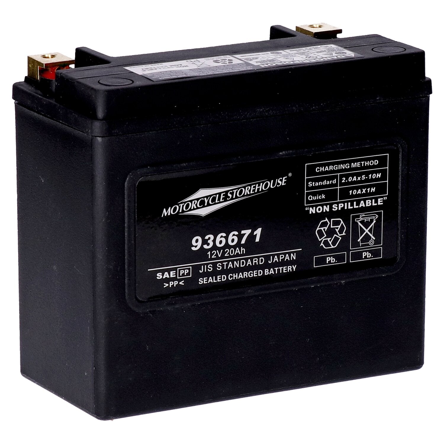 MCS Standard Series - AGM sealed battery - 12v 20ah - 320cca