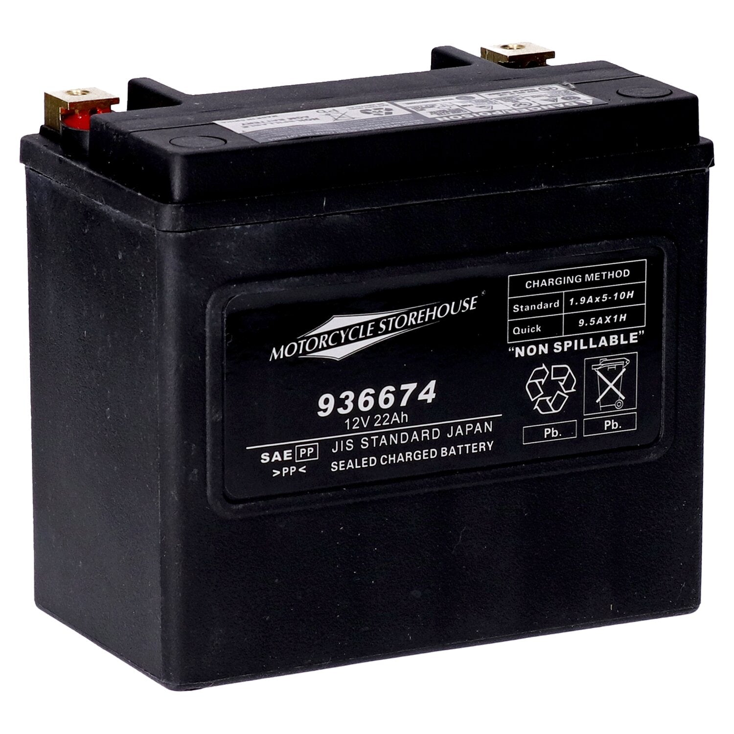 MCS standard series - AGM sealed battery - 12V 22Ah - 325CCA