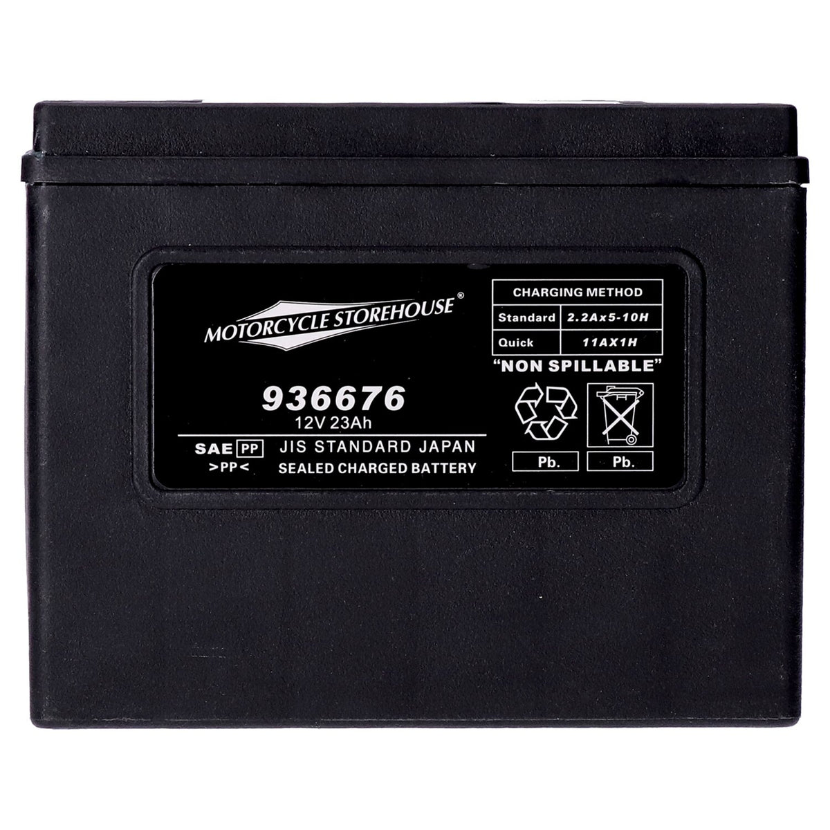 MCS standard series - AGM sealed battery - 12v 23ah - 360cca