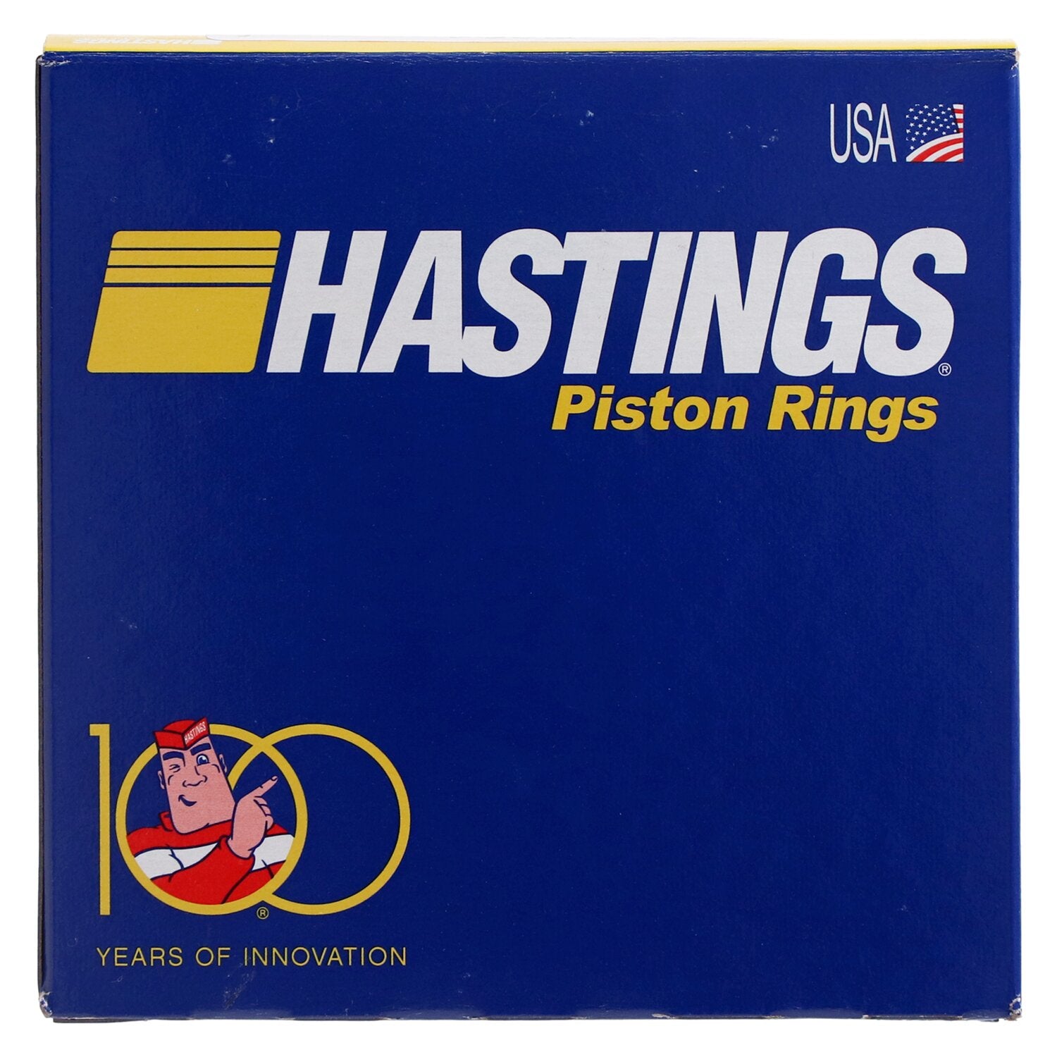 Hastings 114" M8 chrome piston ring set - +.010"